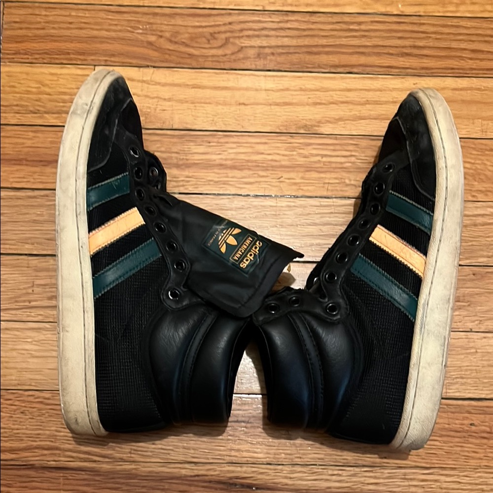adidas Men's Americana Hi High Sneakers Casual Shoes - Black - Picture 6 of 11